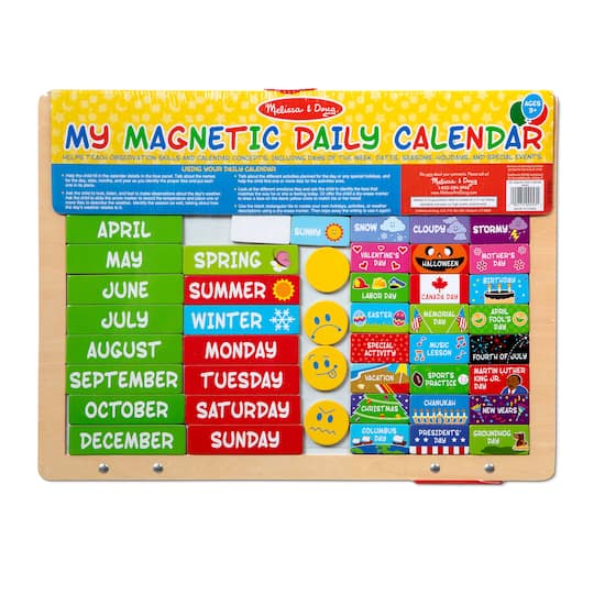 Melissa Doug My First Daily Magnetic Calendar Michaels melissa-doug-my-first-daily-magnetic-calendar-michaels